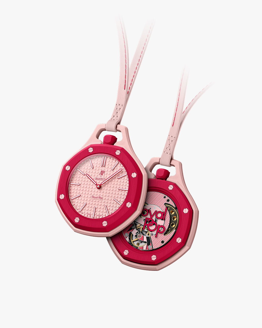 Royal Pop · Red Eight — Audemars Piguet × Swatch