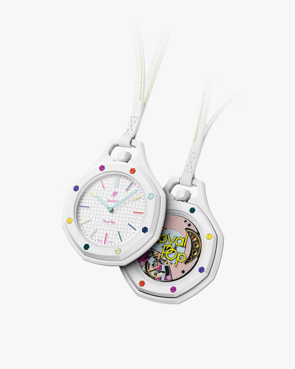 Royal Pop · Huit Blanc — Audemars Piguet × Swatch
