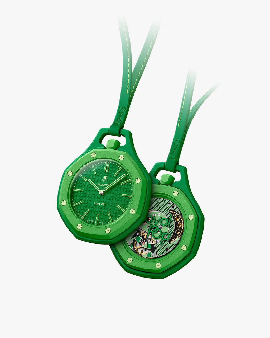 Royal Pop · Green Eight — Audemars Piguet × Swatch