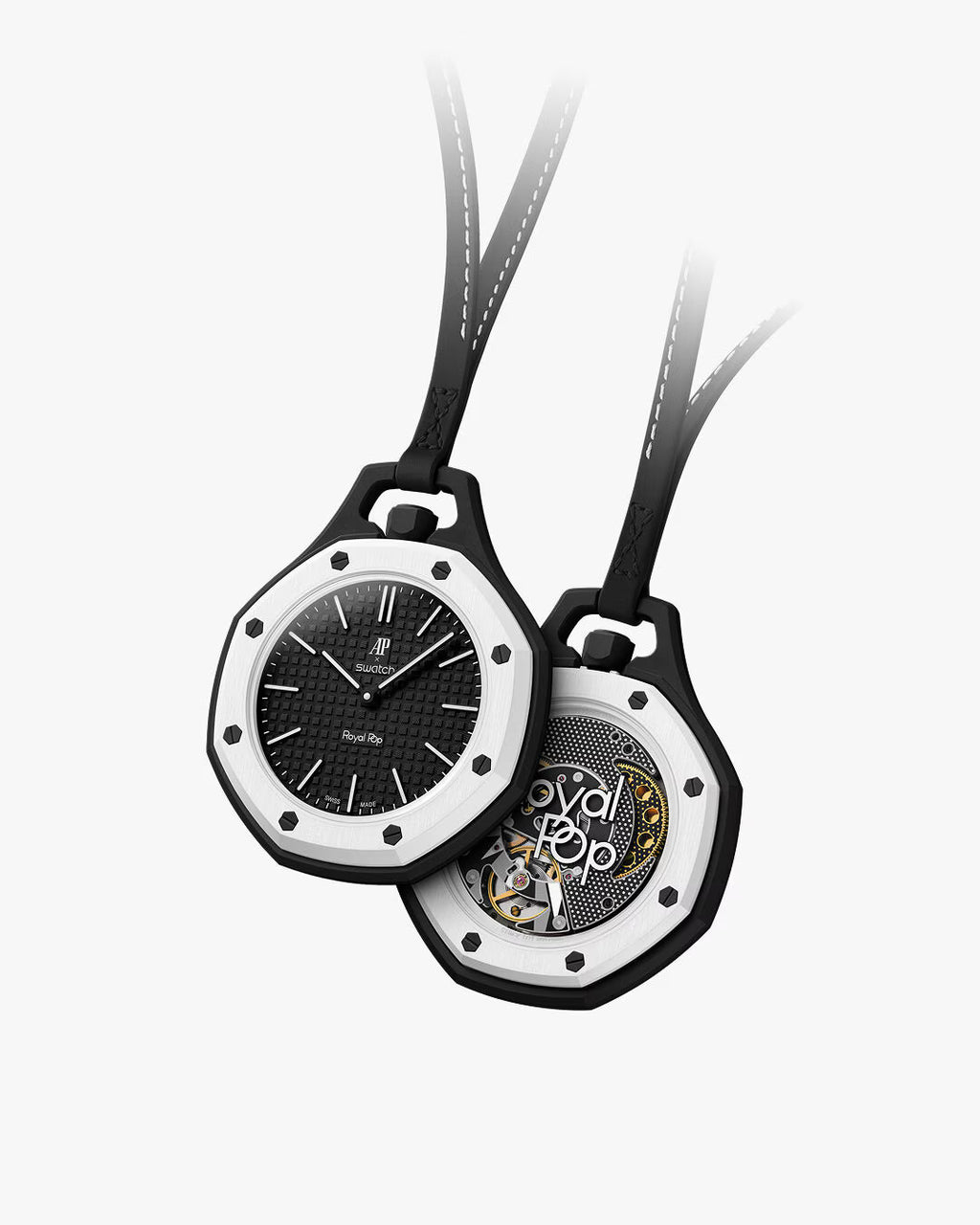 Royal Pop · Ocho Negro — Audemars Piguet × Swatch
