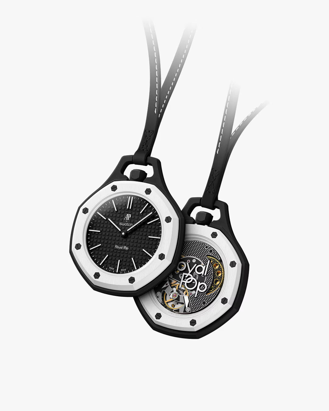 Royal Pop · Ocho Negro — Audemars Piguet × Swatch